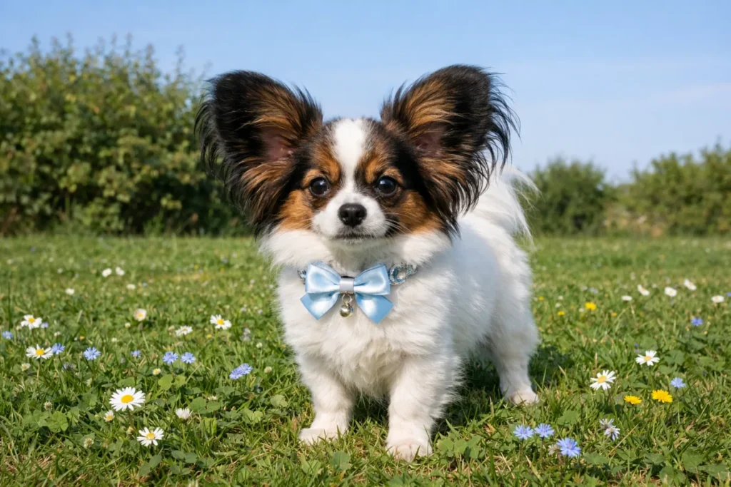 Папільйон на зеленій галявині